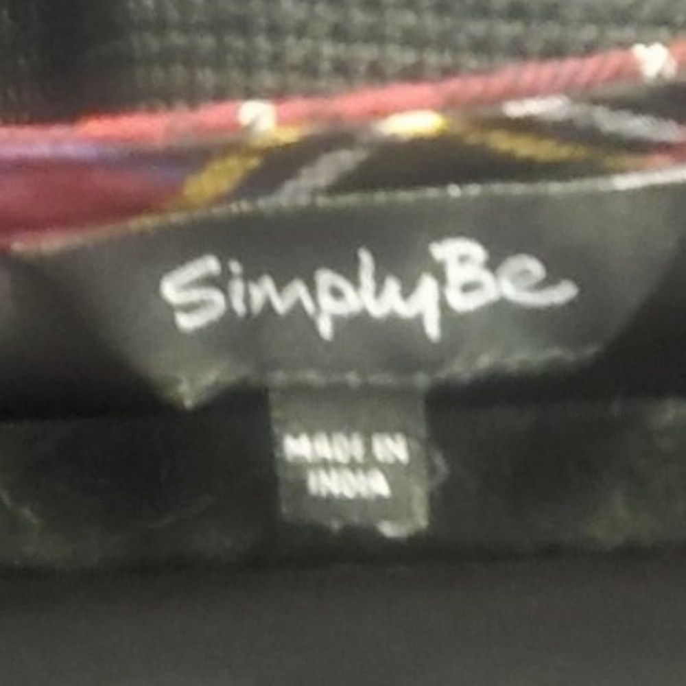 Simply Be | Red Tartan Plaid Dress - Picture 3 of 7